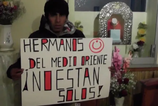 [VIDEO] Cristianos de andes peruanos hacen Vigilia de Oración por sus hermanos iraquíes