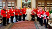 El Gran Maestro de la Orden de Malta, Frey Matthew Festing, en audiencia con el Papa Francisco / Foto: Orden de Malta