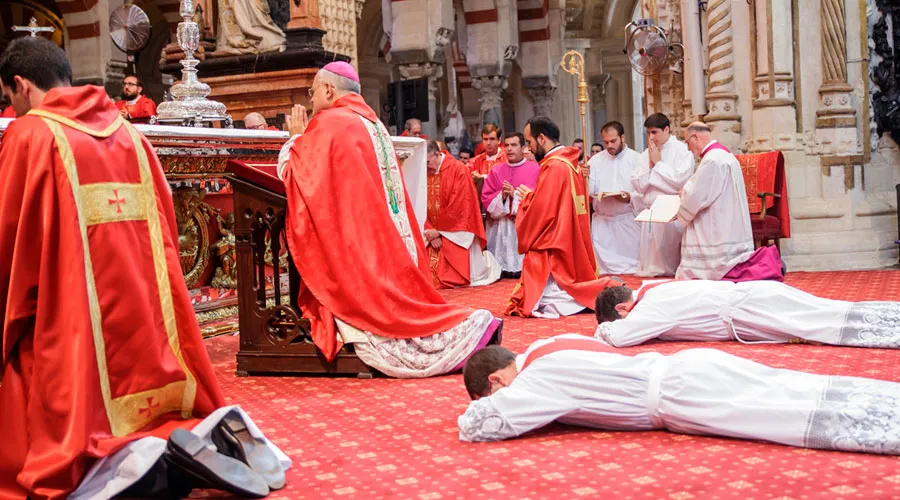 La ordenación de 2 sacerdotes este sábado 29 de junio. Crédito: Diócesis de Córdoba