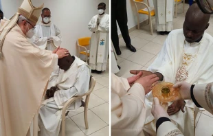 La ordenaciu00f3n sacerdotal en un hospital. Cru00e9dito: Davide Carbonaro / Diu00f3cesis de Roma 