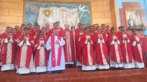 Los nuevos ordenados con el Nuncio en México. Crédito: Misioneros Servidores de la Palabra