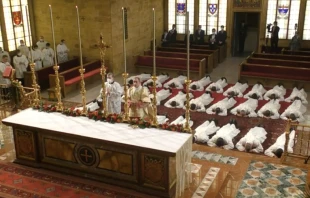 Ordenaciu00f3n diaconal. Foto: Captura Opusdei.org 