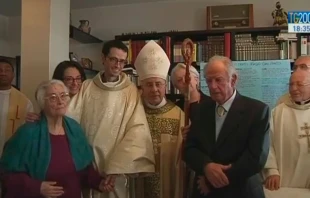 El P. Salvatore Mellone luego de su ordenaciu00f3n sacerdotal / Foto: Captura de pantalla (TVG2000) 