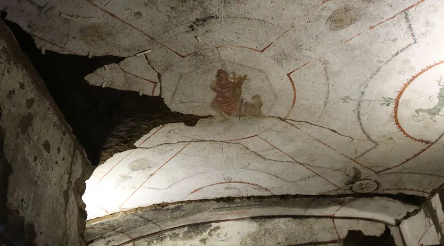 Una imagen del nuevo descubrimiento en las Catacumbas de San Calixto en Roma. Foto Petrik Bohumil / ACI Prensa?w=200&h=150