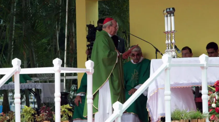 Cardenal Jaime Ortega y Alamino en la Misa de esta mañana. Foto: Eduardo Berdejo / ACI Prensa?w=200&h=150