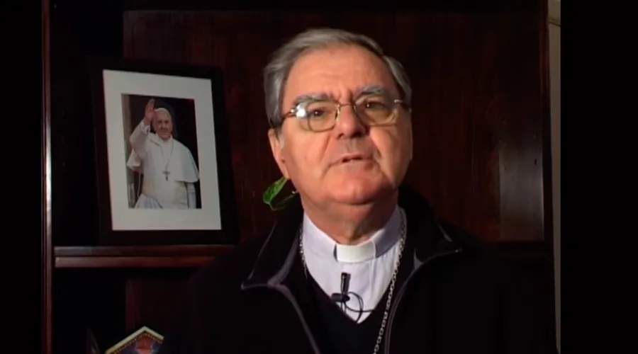 Mons. Oscar Ojea (Captura Youtube)
