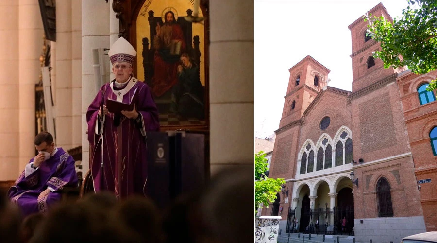 Cardenal Carlos Osoro y parroquia Virgen de la Paloma | Crédito: Arzobispado de Madrid?w=200&h=150