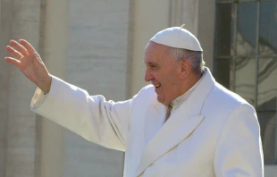 El Papa en la audiencia en la Plaza de San Pedro. Foto: Alexey Gotovsky   