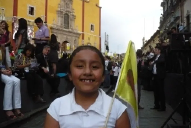 Es un milagro que el Papa venga a Guanajuato, dice niña de 7 años
