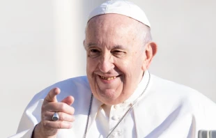 El Papa Francisco en la Audiencia General de este miu00e9rcoles. Cru00e9dito: Daniel Ibu00e1u00f1ez/ACI Prensa 