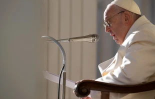 El Papa Francisco en la Audiencia General de hoy. Cru00e9dito: Vatican Media 