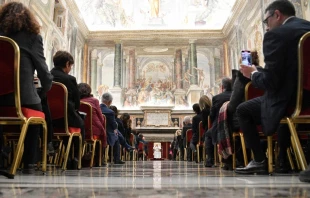 Audiencia del Papa con el Instituto Nacional del Seguro contra los Accidentes de Trabajo. Cru00e9dito: Vatican Media 