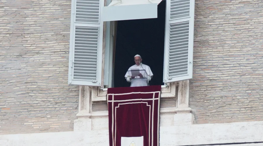 El Papa durante el Ángelus. Foto: ACI Prensa?w=200&h=150