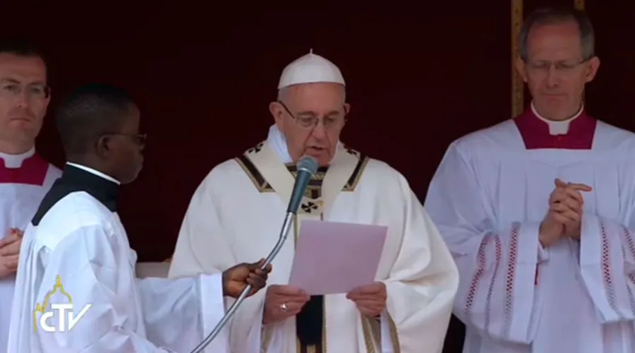 El Papa durante el Regina Coeli. Foto: Captura Youtube?w=200&h=150