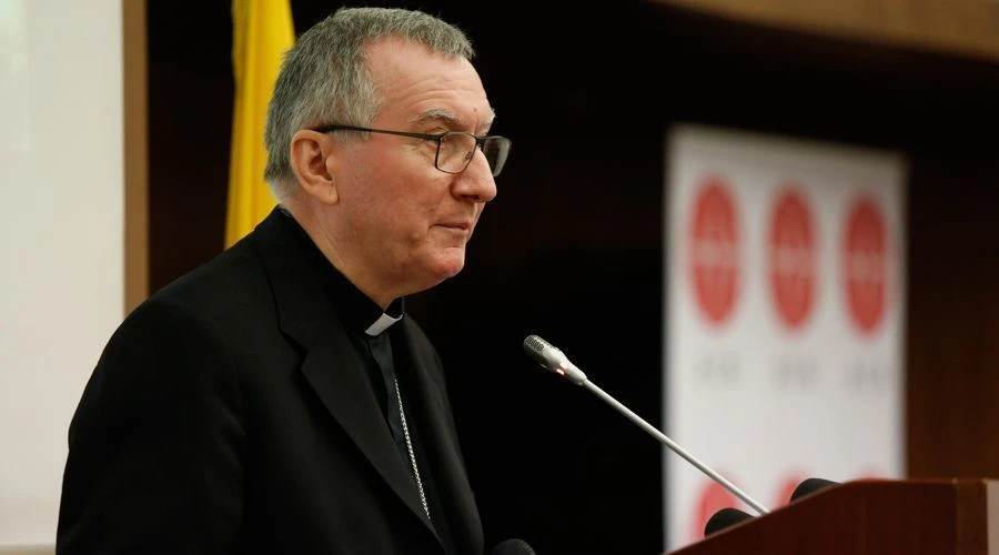 El Secretario de Estado Vaticano durante una intervención. Foto: Daniel Ibáñez / ACI Prensa?w=200&h=150