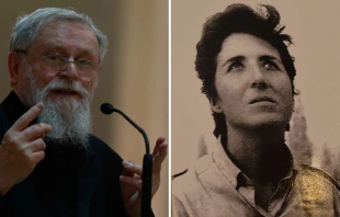 P. Mario Pezzi y Carmen Hernu00e1ndez / Foto: Daniel Ibau00f1ez (ACI Prensa) 