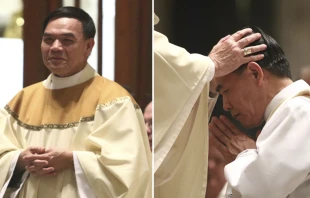 El P. Quy K. Pham en su ordenaciu00f3n sacerdotal. Fotos: Sarah Webb / CatholicPhilly.com 