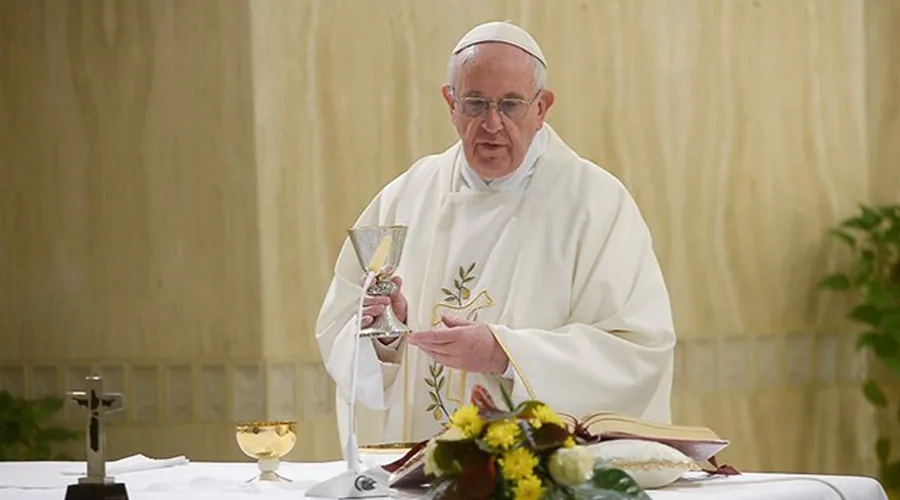 El Papa en Santa Marta. Foto: L'Osservatore Romano?w=200&h=150