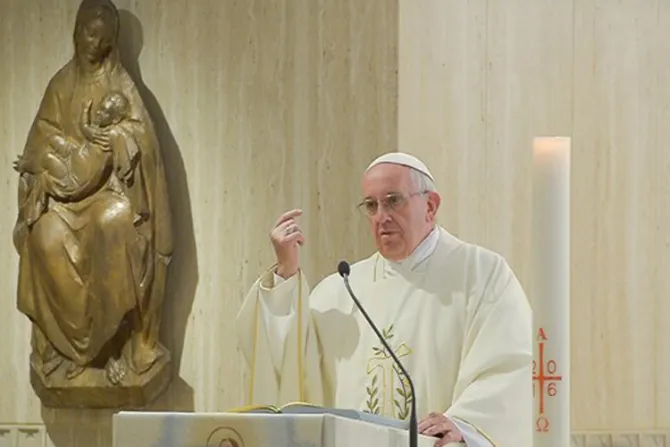 Papa Francisco: La Iglesia necesita mujeres valientes y alegres como la Virgen María