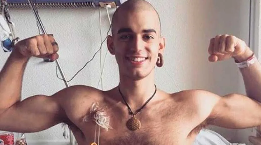 Pablo Ráez durante el tratamiento contra la leucemia / Foto: Instagram Pablo Ráez