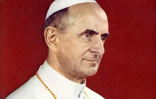 Pablo VI. Foto: Estampa oficial. 