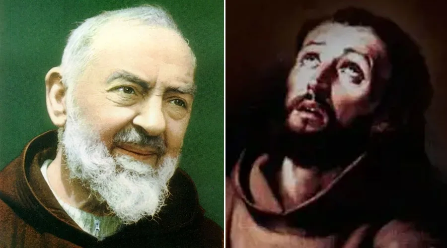 Padre Pío y San Francisco de Asís