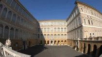 Claustro de San Du00e1maso en el Vaticano. Foto: Vatican Media