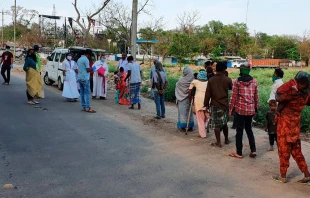 Iglesia brinda ayuda en la India durante la pandemia. Cru00e9ditos: ACN 