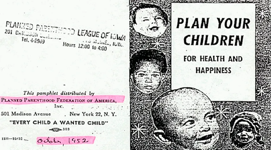 Panfleto de Planned Parenthood de 1952 / Crédito: Twitter de Obianuju Ekeocha ?w=200&h=150