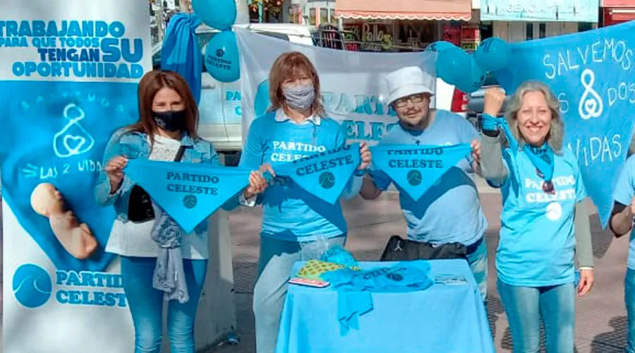 Más de 2 mil pañuelos celestes para recordar que Argentina no se rinde ante el aborto