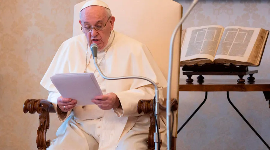 El Papa Francisco en la Audiencia General. Foto: Vatican Media?w=200&h=150