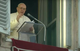 Papa Francisco en el rezo del u00c1ngelus este 9 de enero. Cru00e9dito: Vatican Media. 