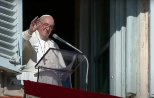 El Papa Francisco en el rezo del u00c1ngelus este 12 de diciembre de 2021. Cru00e9dito: Captura de video / Vatican Media. 