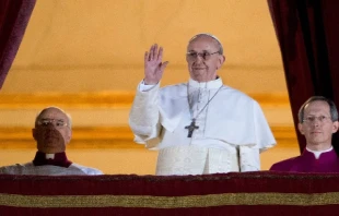 Jorge Bergoglio fue elegido Papa el 13 de marzo de 2013. Cru00e9dito: Vatican Media 