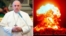 El Papa Francisco e imagen referencial. Foto: Vatican Media / National Nuclear Security Administration
