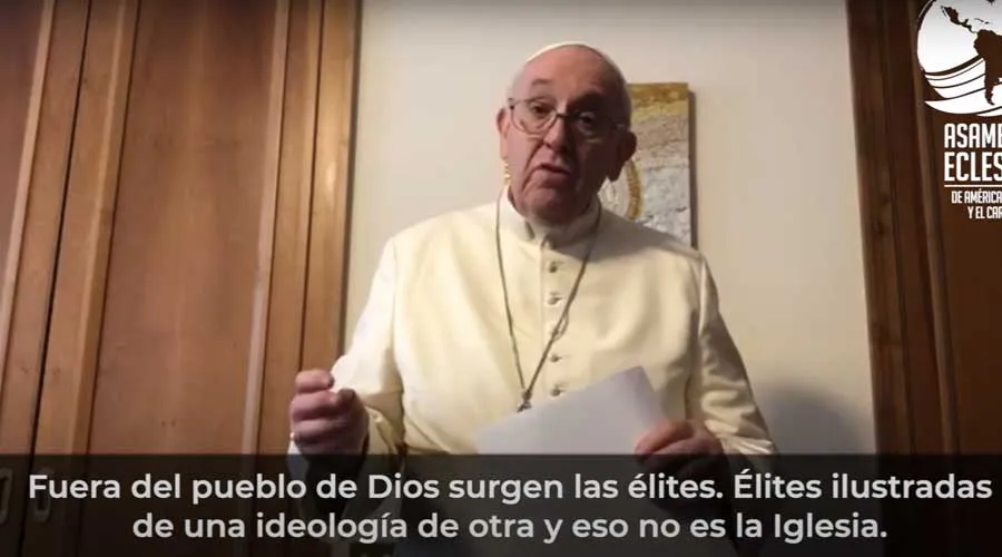 Papa Francisco. Crédito: Captura de video / CELAM.?w=200&h=150