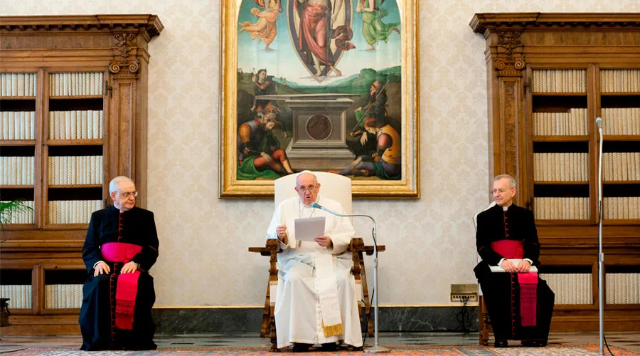 El Papa Francisco durante la Audiencia General. Foto: Vatican Media?w=200&h=150
