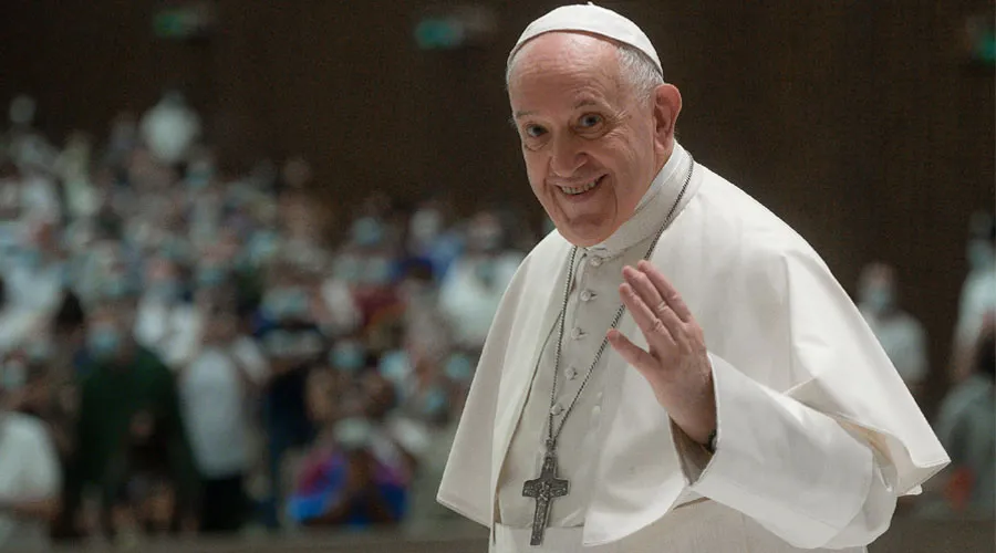 El Papa Francisco durante la Audiencia General. Foto: Vatican Media