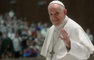 El Papa Francisco durante la Audiencia General. Foto: Vatican Media 