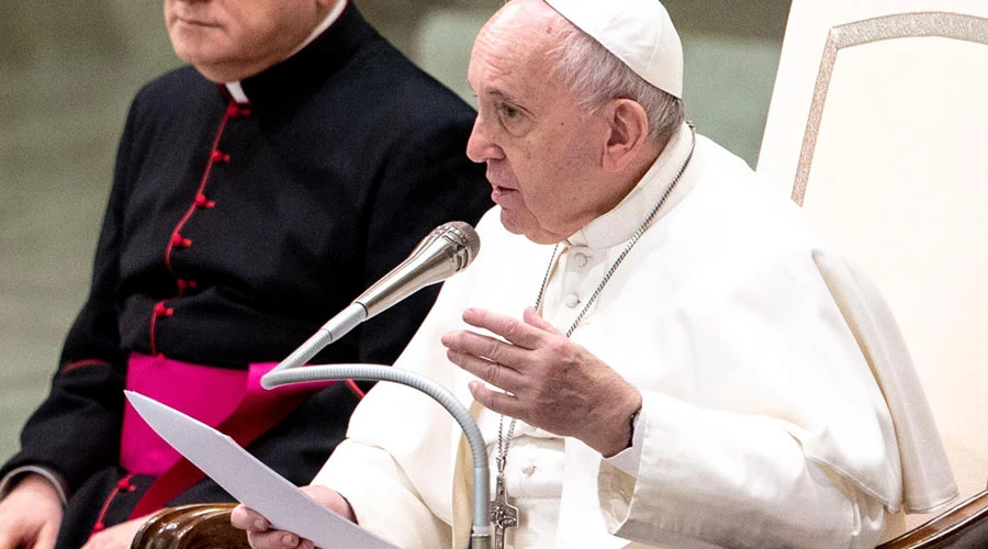 El Papa Francisco en la Audiencia General. Crédito: Daniel Ibáñez (ACI Prensa)?w=200&h=150