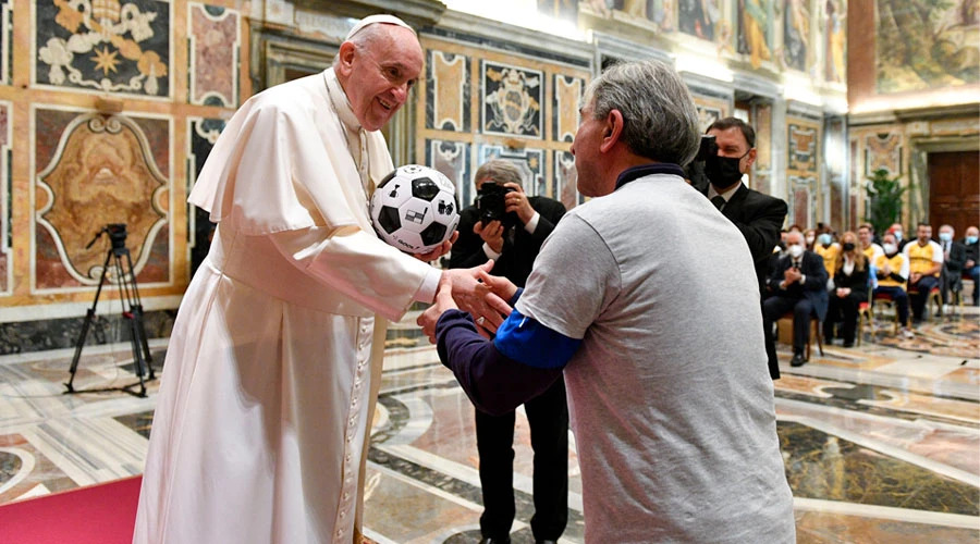 El Papa durante la audiencia. Foto: Vatican Media?w=200&h=150