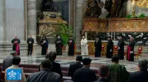 El Papa y los líderes cristianos del Líbano rezan por la paz. Foto: Youtube