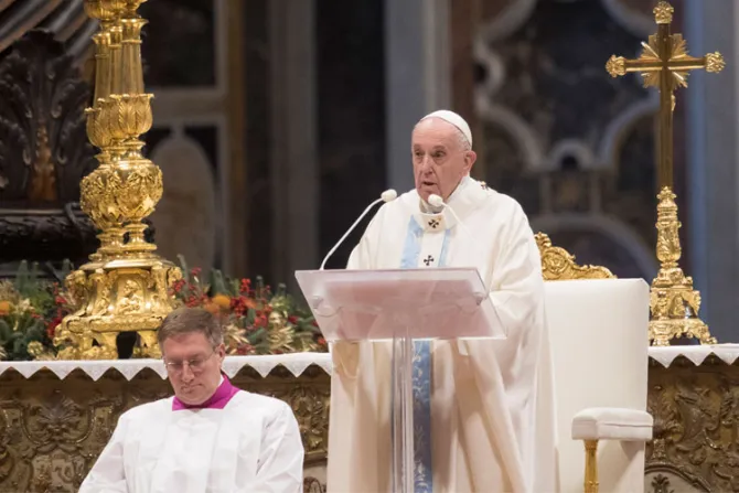 Homilía del Papa Francisco en la Misa de la Solemnidad de Santa María