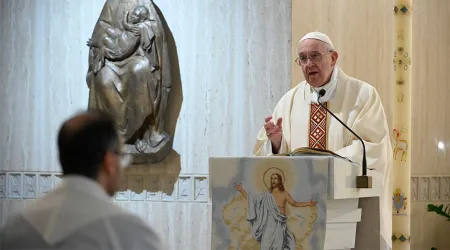 Frente a la estéril paz del mundo, el Papa celebra la plenitud de la paz del Señor