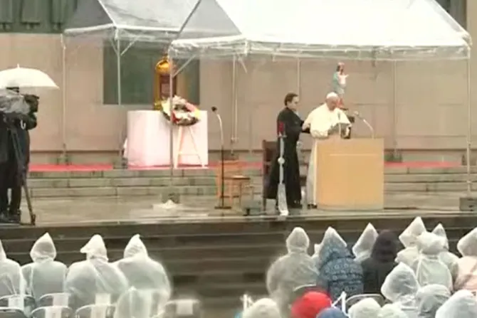 Discurso del Papa Francisco en el Monumento a los Santos Mártires de Japón