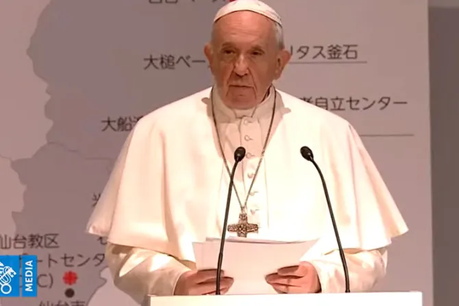 Discurso del Papa Francisco a los sobrevivientes de la triple catástrofe en Japón