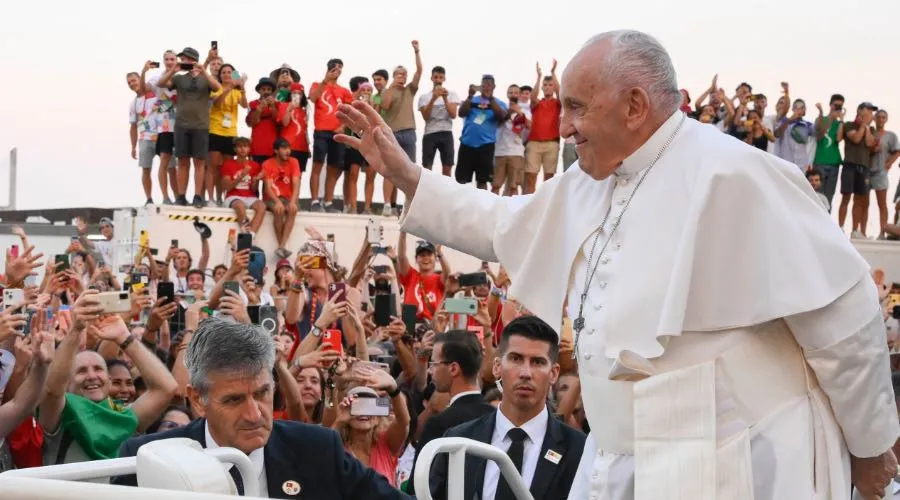El Papa Francisco en el Parque Tejo de Lisboa. Crédito: Vatican Media.?w=200&h=150
