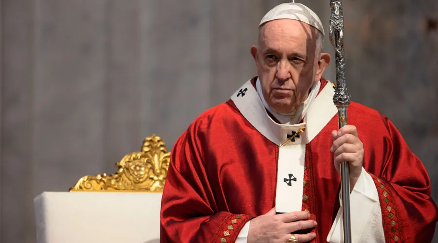 El Papa Francisco en la Misa de Pentecostés. Foto: Daniel Ibáñez / ACI Prensa / Vatican Pool?w=200&h=150