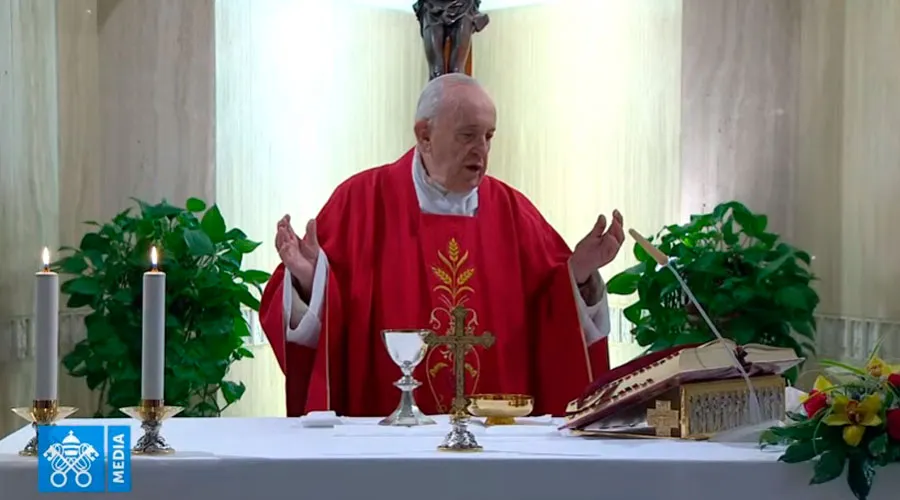 El Papa Francisco celebra la Misa. Foto: Captura de Youtube?w=200&h=150