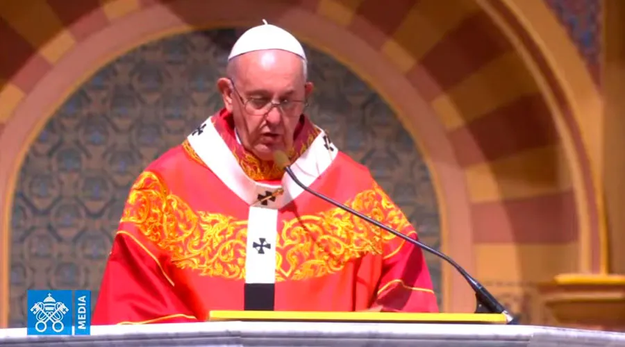 El Papa Francisco pronuncia la homilía. Foto: Captura de Youtube?w=200&h=150